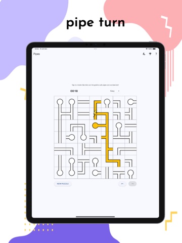 Pipe turn: network puzzle iPad screenshot