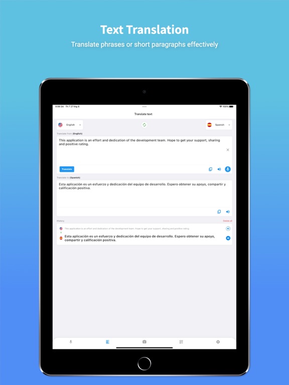 Spanish Translator - EsGot iPad screenshot 4 - Productivity app