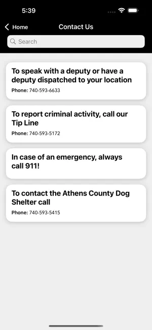 Athens County Sheriff OH screenshot 2