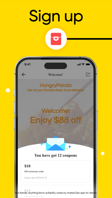 HungryPanda熊猫外卖 Screenshot
