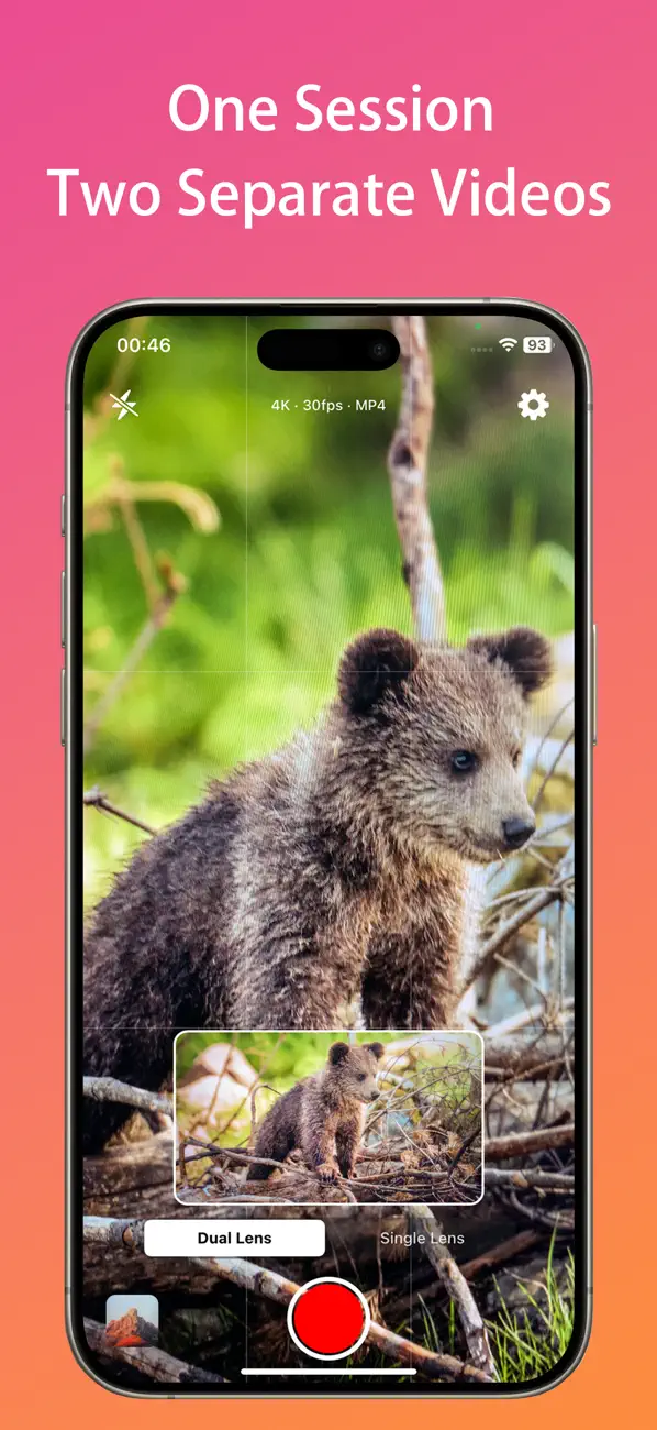 Screenshot #3 pour Dual Cam Recorder Pro One Take