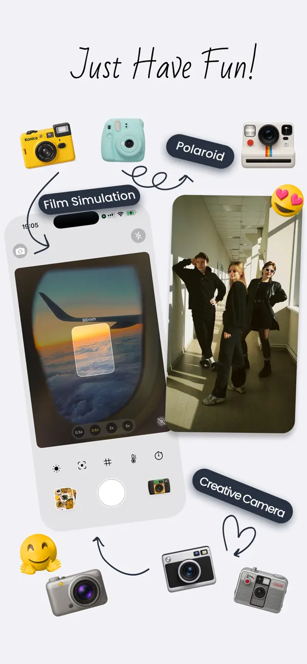 Screenshot #1 pour CamFun - Film&Creative Camera