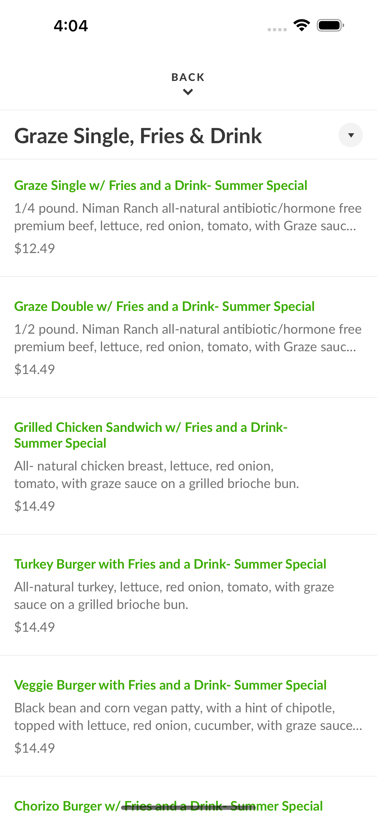 Graze Premium Burgers