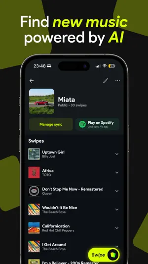 Swipefy: Find Music on Spotify screenshot 2
