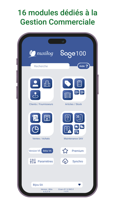 Screenshot #3 pour Sage Gestion 100 via NuxiDev 5