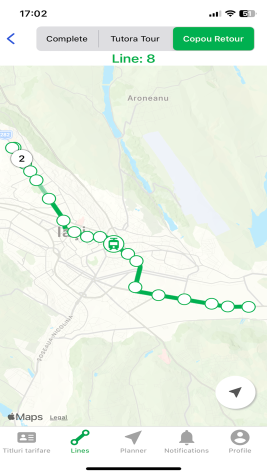 #5. IA'ȘI BILET (iOS) Podle: COMPANIA DE TRANSPORT PUBLIC IASI S.A.