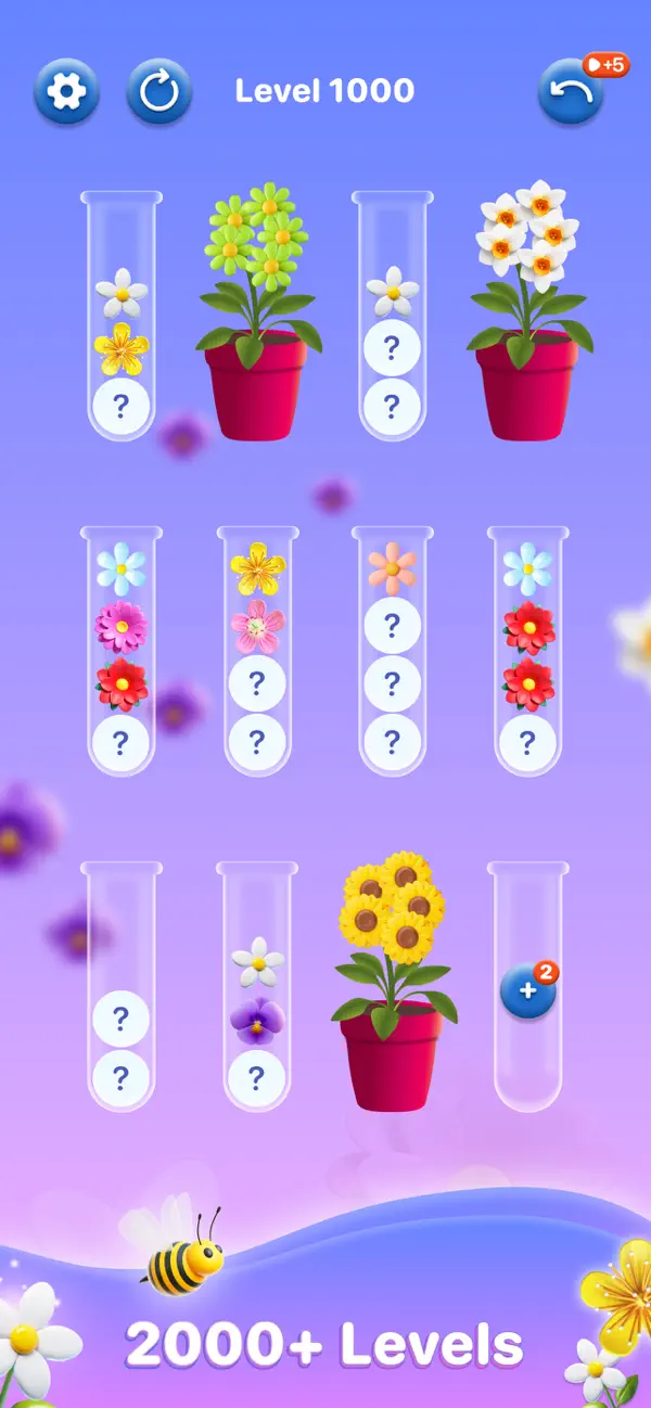 Screenshot #3 pour Blossom Sorting: flower sort