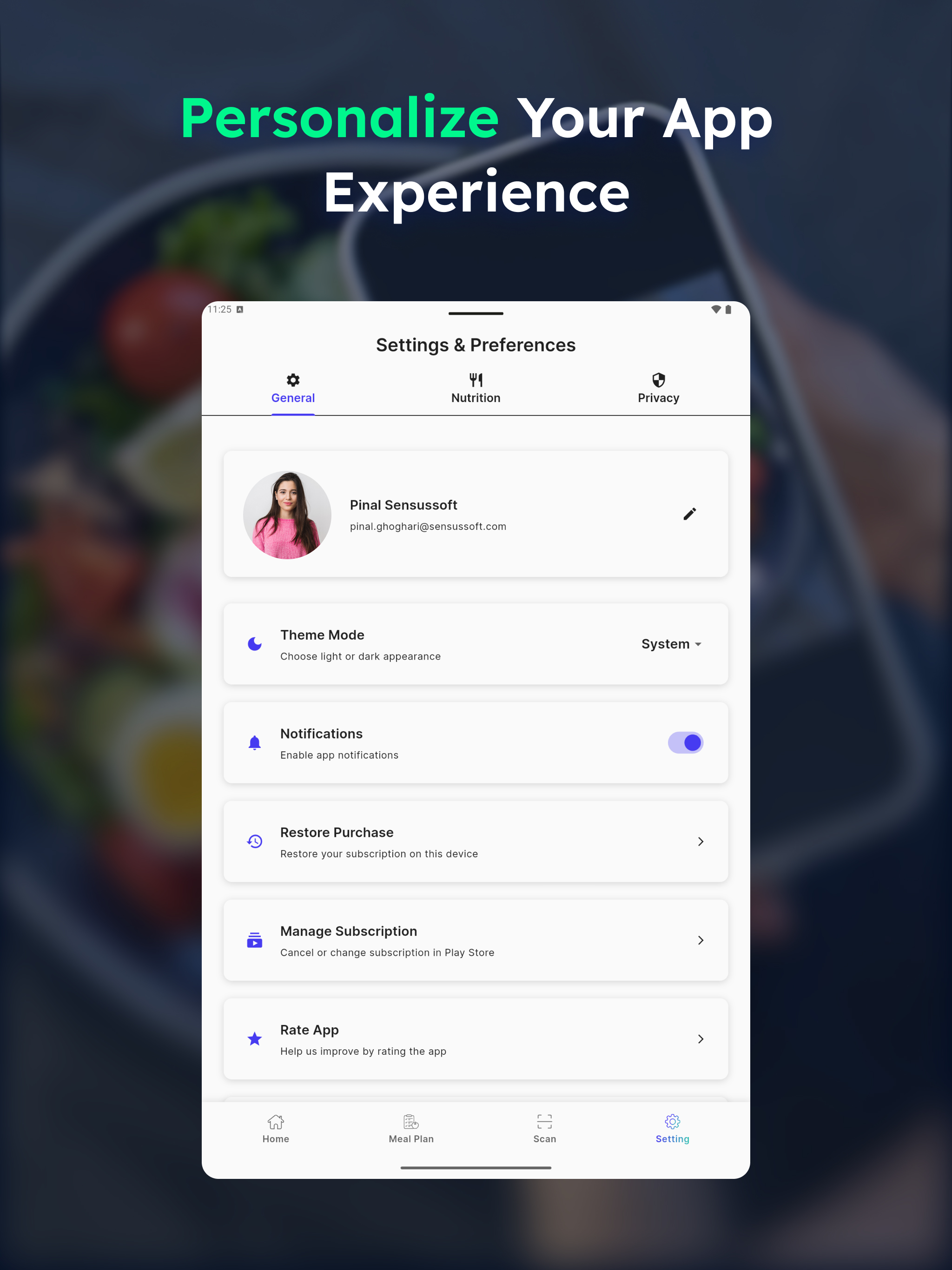 Meal Tracker - Nutriplan