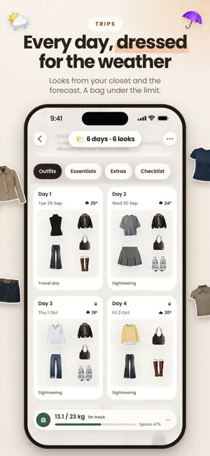 Packwell: Outfit & Packing screenshot 3
