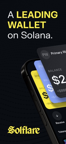 Solflare: Solana Crypto Wallet iPhone screenshot 1