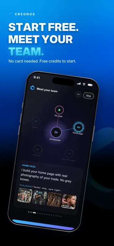 CreonOS: AI Website Builder screenshot 9 of 9