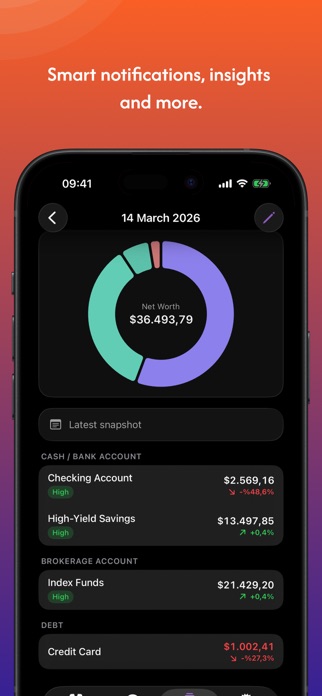 FinanSnap — Net Worth Tracker Screenshot 6 of 7