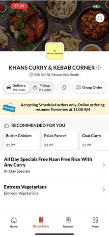 KHANS CURRY & KEBAB CORNER Screenshot 2 of 5