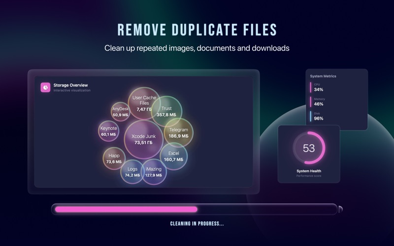 ClearDisk－clean your computer iPhone screenshot