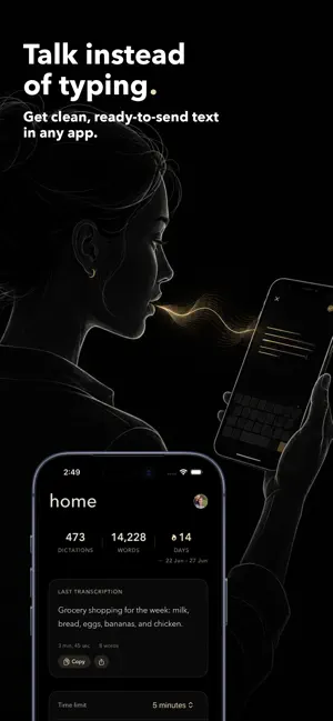 dictate. — Voice to Text screenshot 1