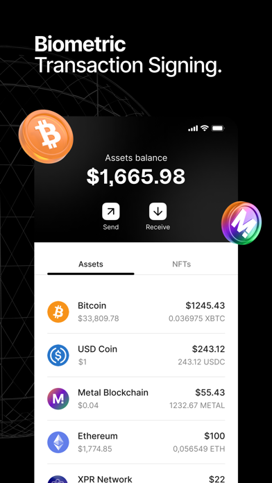WebAuth: Self-Custody Wallet Screenshot