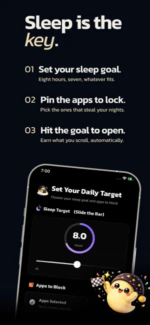 Sleep To Unlock Screen Time screenshot 4