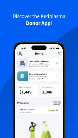 Kedplasma Donor App screenshot 1