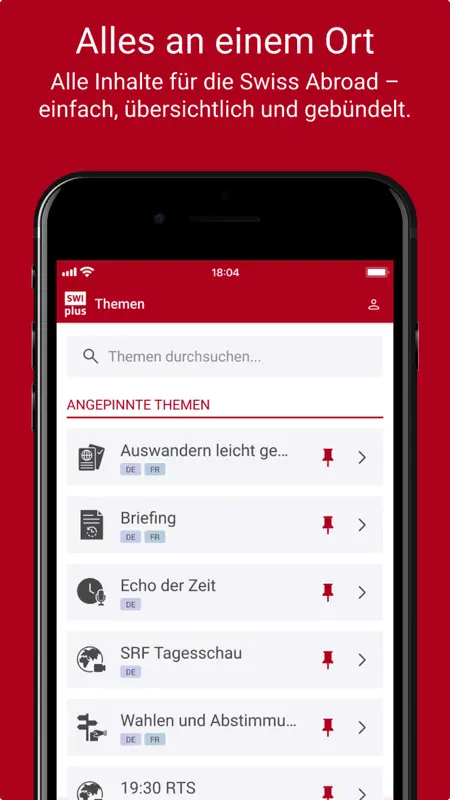 SWIplus von Swissinfo screenshot 4 of 7