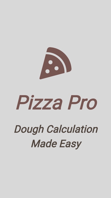 Pizza Pro - Dough Calculator