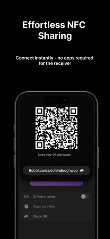 Bubbl: Digital Business Card screenshot