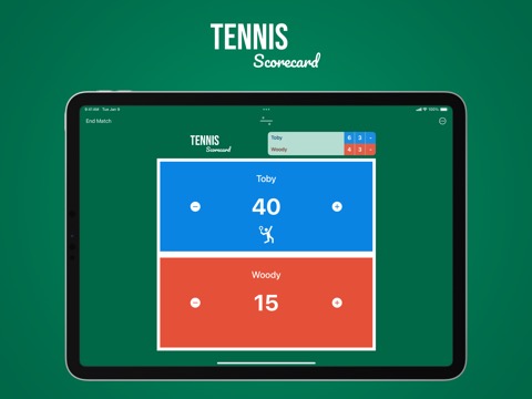 Tennis Scorecard Appのおすすめ画像1
