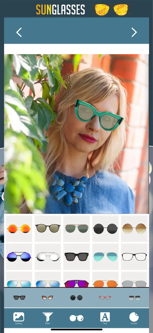 Screenshot #3 pour Sunglass Cam - Photo Studio