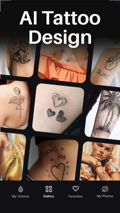 INKHUNTER - AI Tattoo Designs Screenshot