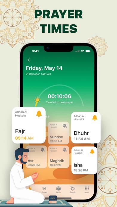 Muslim Prayer Times & Athan Screenshot 1 - AppWisp.com Muslim Prayer Times & Athan Screenshot 1 - AppWisp.com