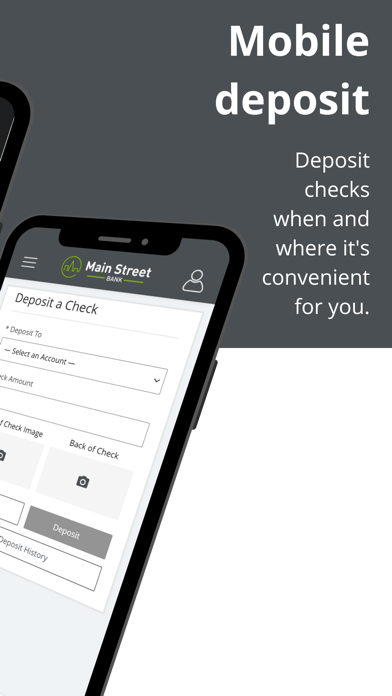 Main Street Bank Mobile Screenshot