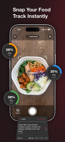 YourFit: Calorie & Workout Log iPhone screenshot