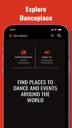 Danceplace App screenshot 1