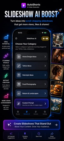 Autoshorts: AI Video Generator iPhone screenshot