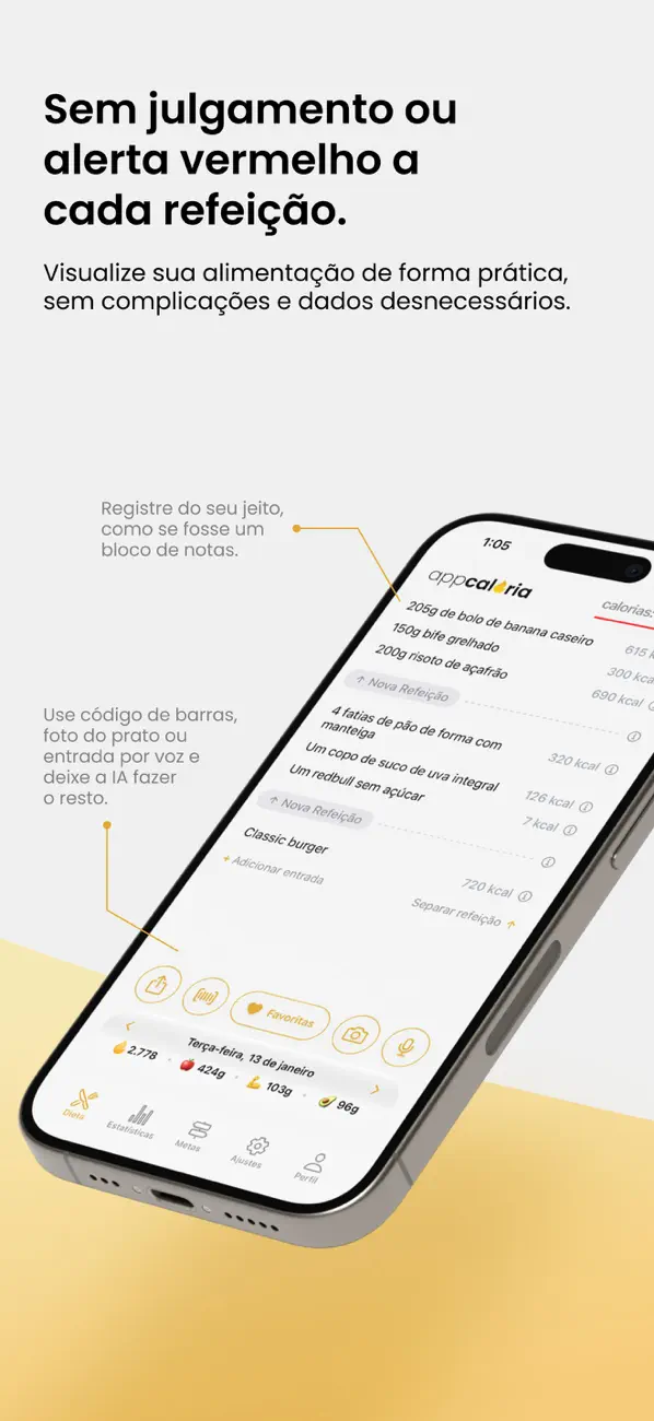 Screenshot #2 pour appcaloria