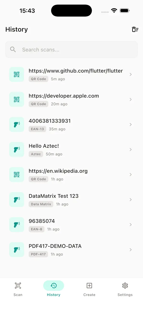 #1. QR-Code Master (iOS) Podle: Karpelès Lab Inc.