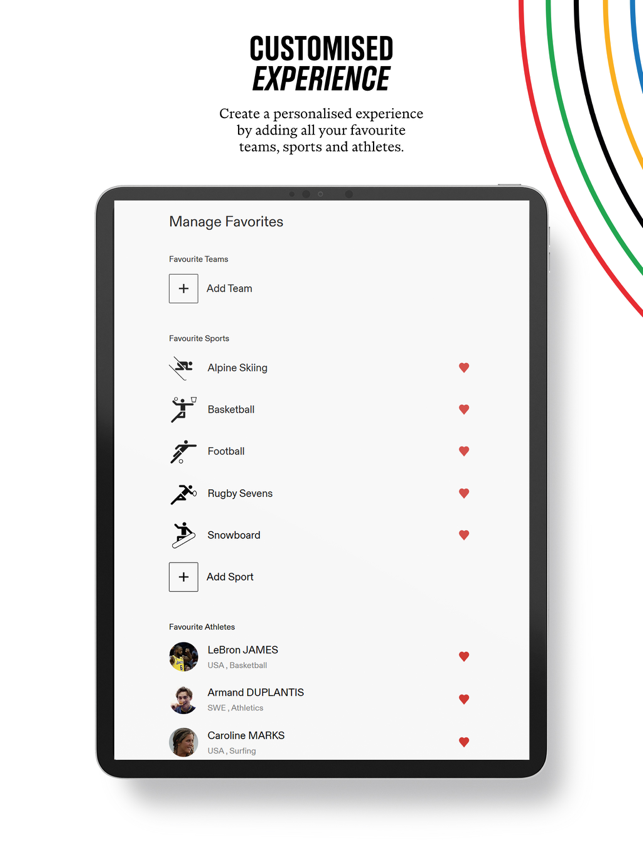 ‎Olympics: Live Sports & News Screenshot