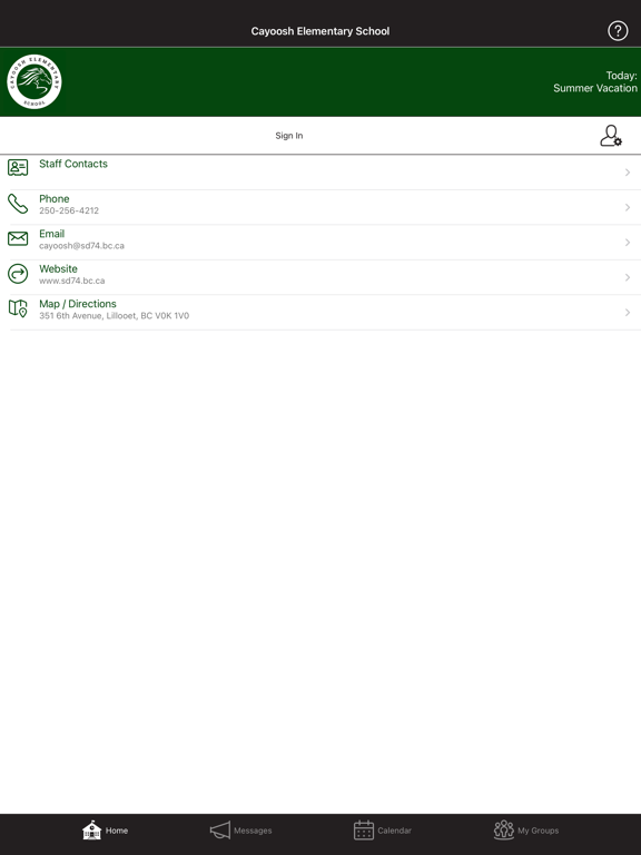 Cayoosh Elementary School