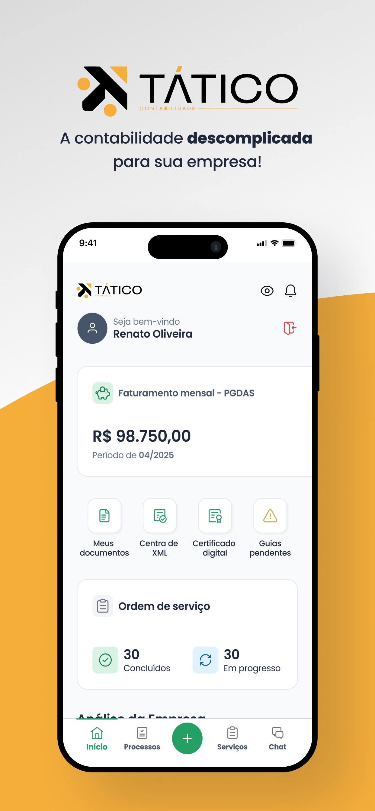 Screenshot 1 of Tático Contabilidade