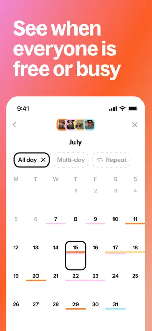Howbout: shared calendar screenshot 2
