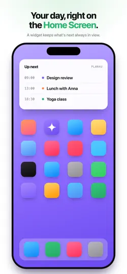 Screenshot von Plan4U: AI Calendar Planner auf dem iPhone 5