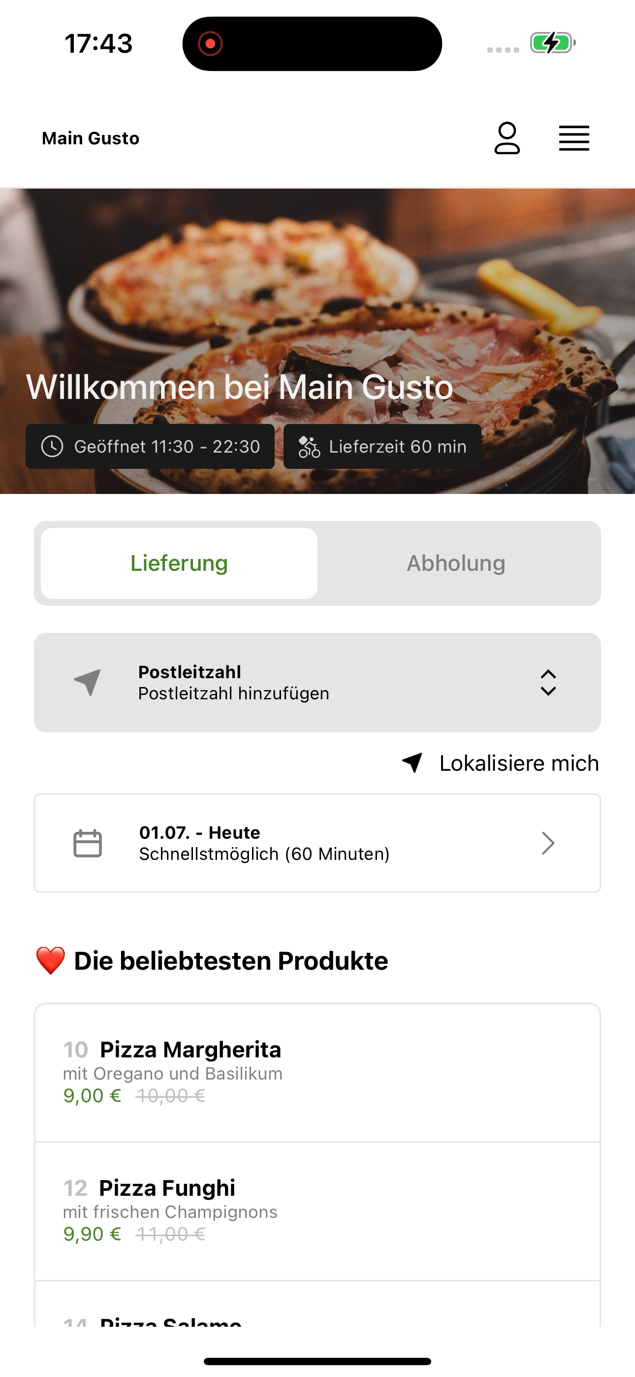 Main Gusto screenshot 5