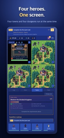 Split Squad: Idle Quadrant RPG Screenshot 1 of 6