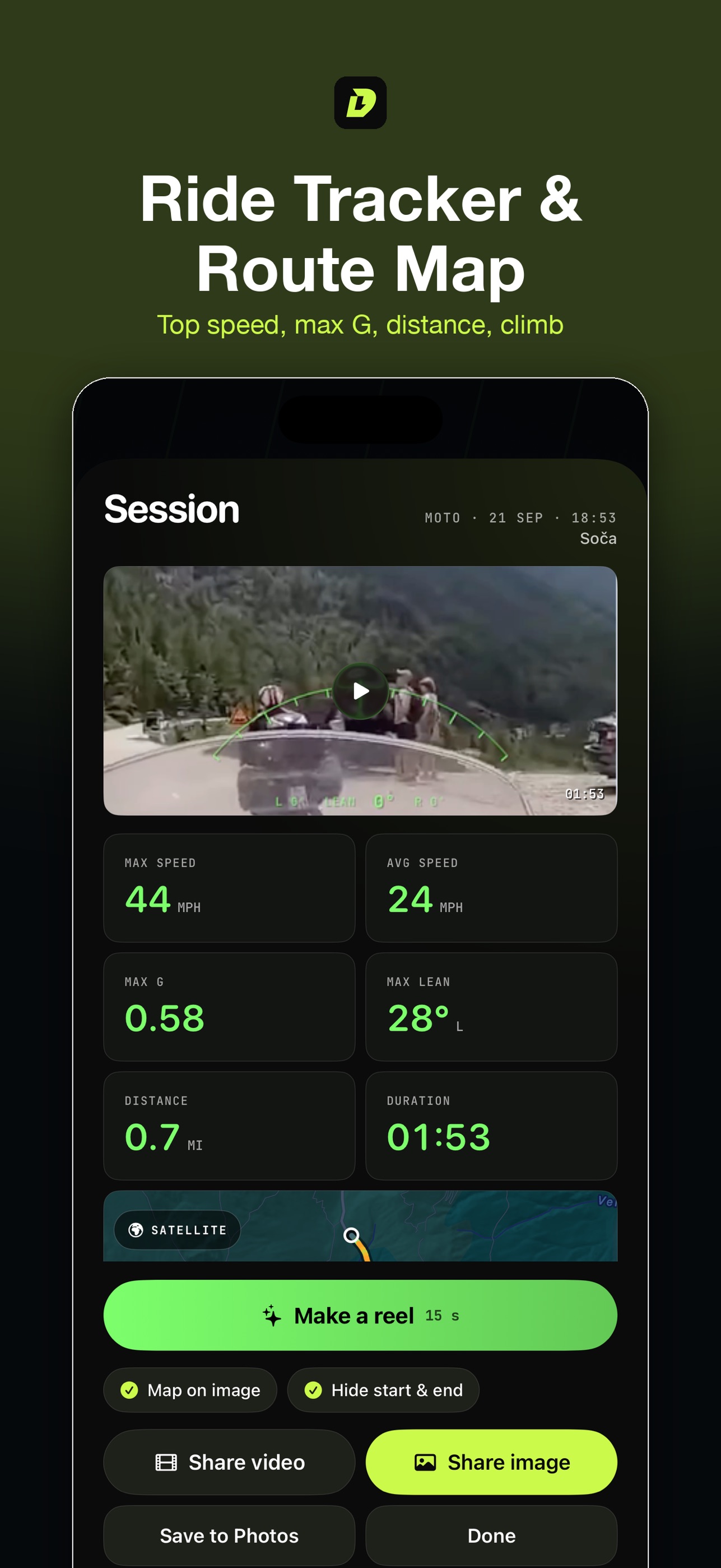 Screenshot 4 of DOWNLINK: Speedometer Camera