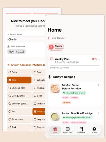 Baby Solid Food Helper iPad screenshot