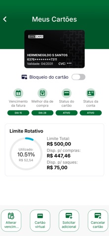 Cartão Bandcard screenshot