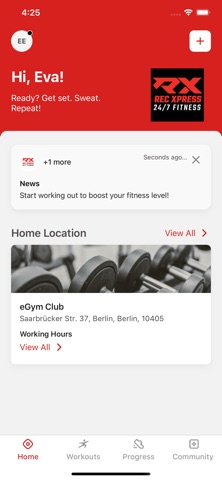 Rec Xpress: Gym & Fitness App screenshot