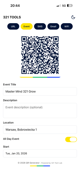 321 QR Code Generator Screenshot 3 of 5