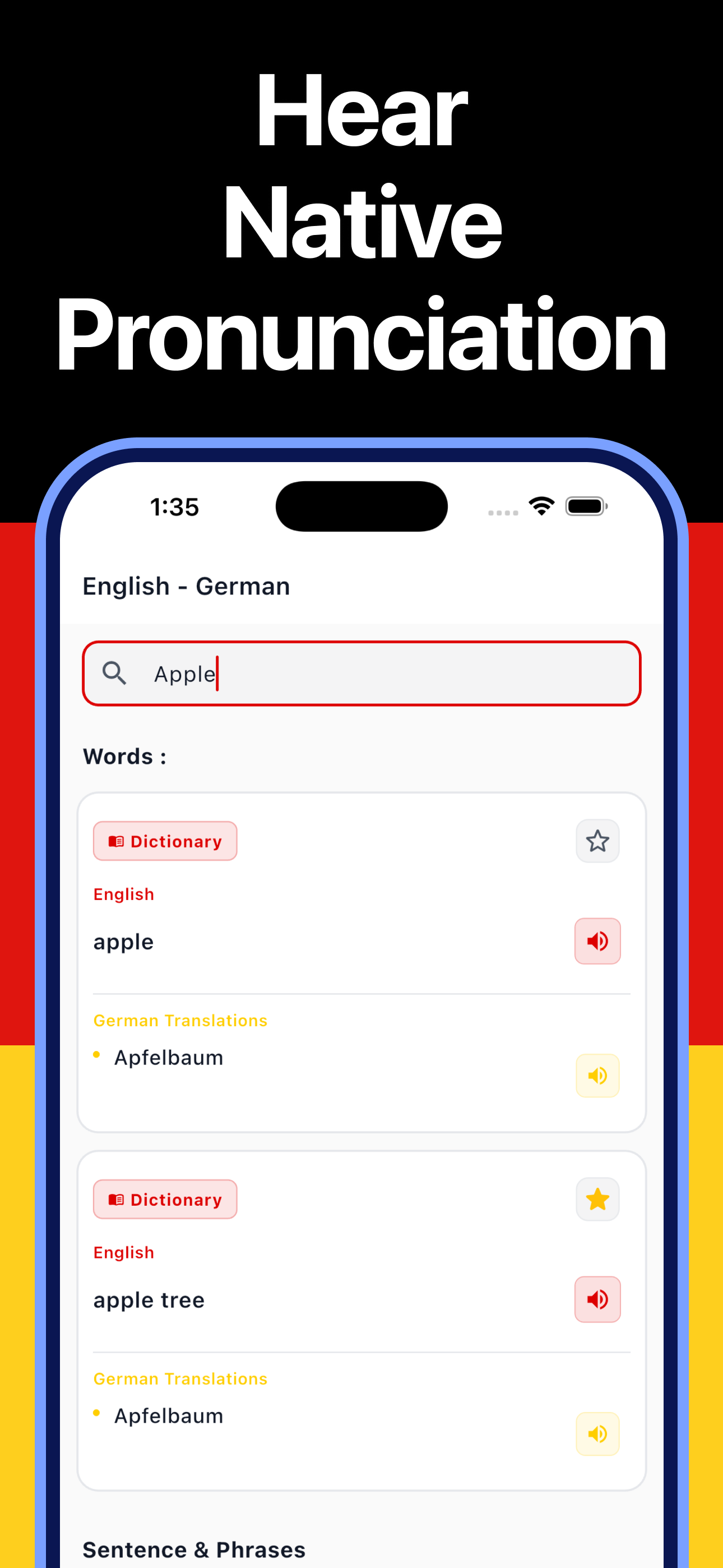 German Translator Dictionary screenshot 3