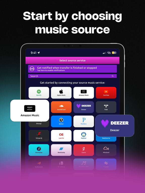 MusConv: Playlist Transfer iPad screenshot 5 - Music app