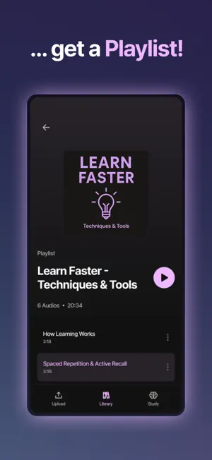 MemoLib: Audio Learning App screenshot 4